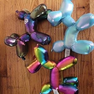 Colorful Balloon Dog Plush Set